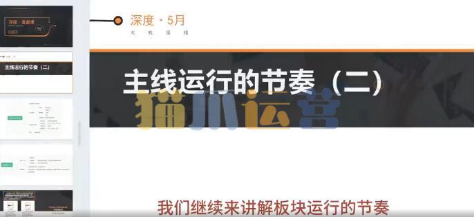 天机短线深度技术视频 2024年5月-猫爪运营资源站