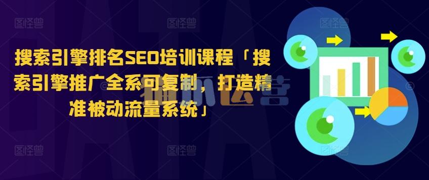 搜索引擎排名SEO培训课程「搜索引擎推广全系可复制,打造精准被动流量系统」-猫爪运营资源站