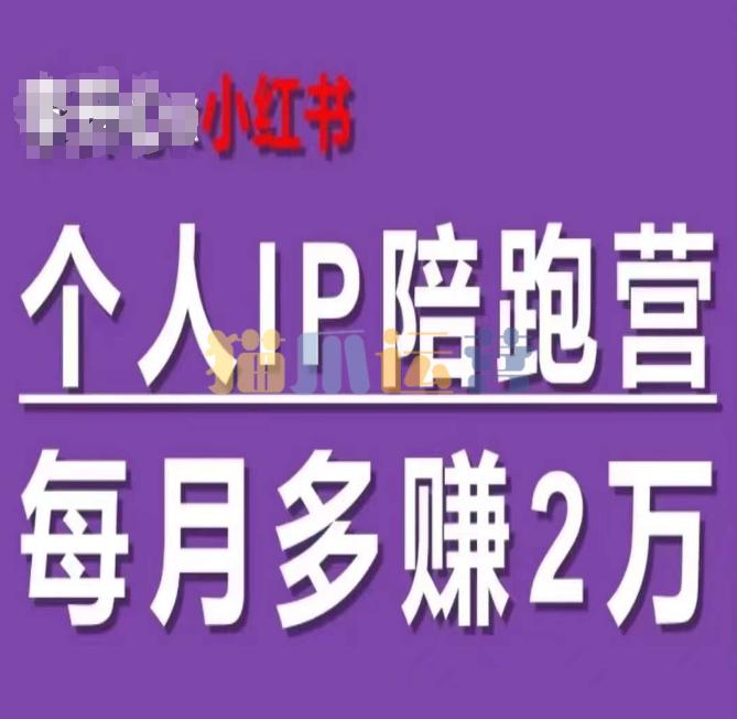 李开心_小红书个人IP陪跑营,60天拥有自动转化成交的双渠道个人IP,每月多赚2w-猫爪运营资源站