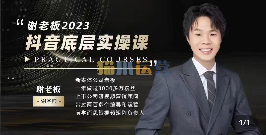 蟹老板做IP-2024抖音底层实操课,重塑短视频底层逻辑,打造个人ip变现-猫爪运营资源站