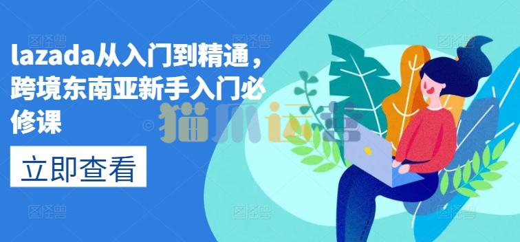 lazada从入门到精通,跨境东南亚新手入门必修课,跨客基地跨境电商-猫爪运营资源站