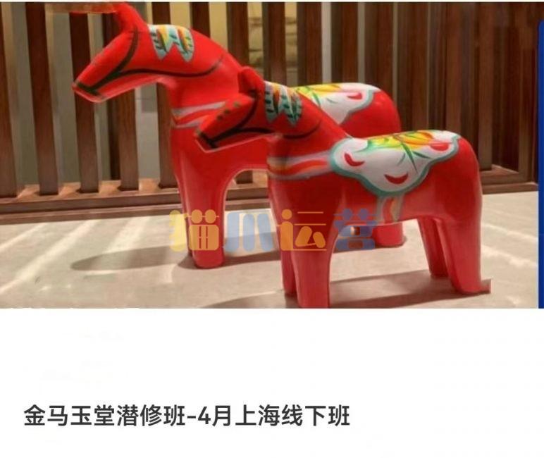 【期货期权】金马玉堂潜修班-4月上海线下班-猫爪运营资源站