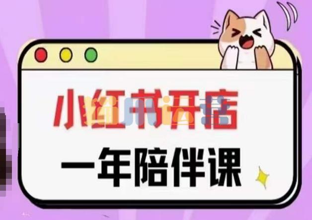 三九小红书开店一年陪伴课(更新),从0到1玩赚小红书开店-猫爪运营资源站