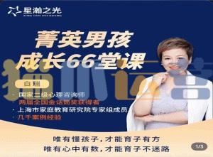 白大姐菁英男孩成长在线视频课66堂-猫爪运营资源站