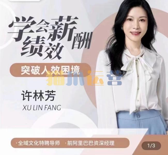许林芳・学会薪酬绩效 突破人效困境-猫爪运营资源站