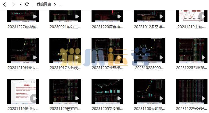 【游资传习录】《游资传习录2023年9月-12月技术视频直播课》-猫爪运营资源站