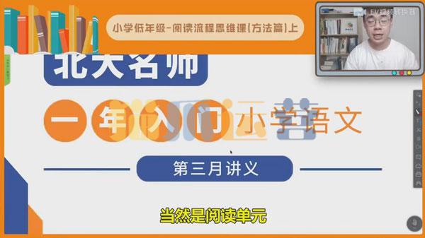 北大派神 北大学霸刘派老师给家长的通关小学阅读-猫爪运营资源站