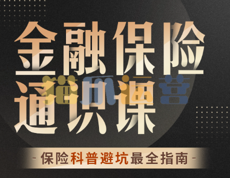 柳行长:金融保险通识课-猫爪运营资源站