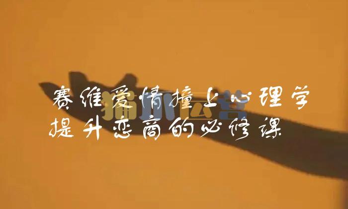 赛维爱情撞上心理学,提升恋商的必修课(13集视频)-猫爪运营资源站