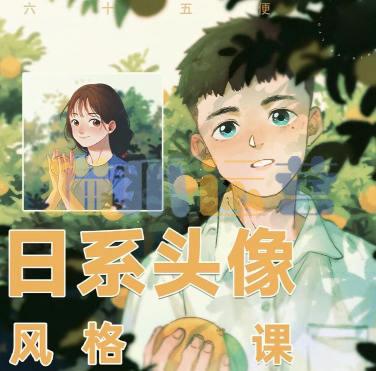 六十五便士2022日系头像课【画质还行只有视频】-猫爪运营资源站